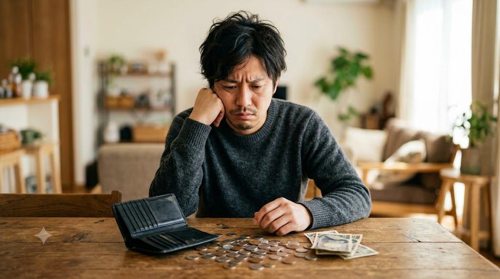 収入が不安定になる原因と改善策を示すイメージ