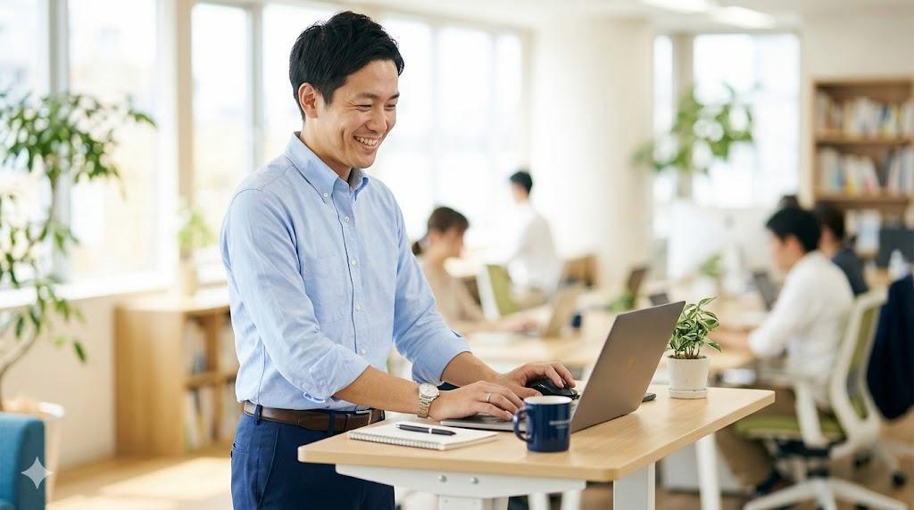 AI時代でも活躍するWebデザイナーの未来を表すイメージ