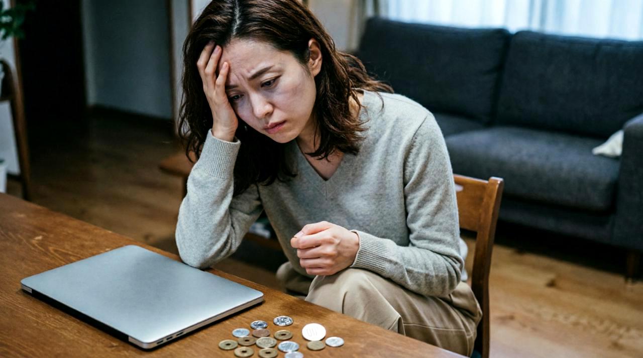 雑談配信で伸び悩み原因を考える配信者の様子
