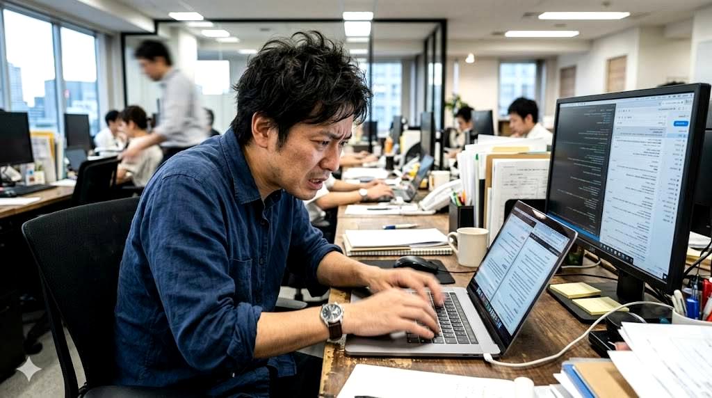 複数のAIイラストツールを比較するクリエイターの作業環境