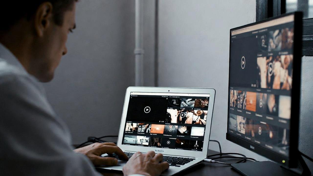 納品前にAIを活用して推敲や校正を行いクライアントを満足させる様子
